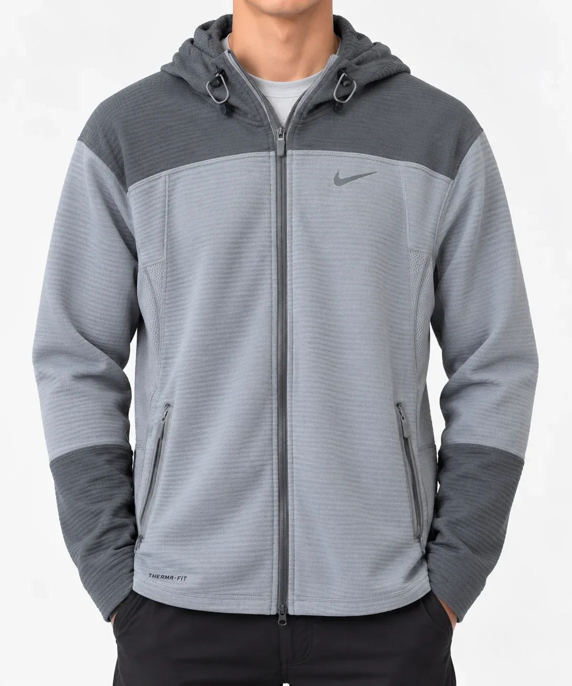 Nike Men's Therma-FIT Pro Training Full-Zip Hoodie Jacket — Size Medium