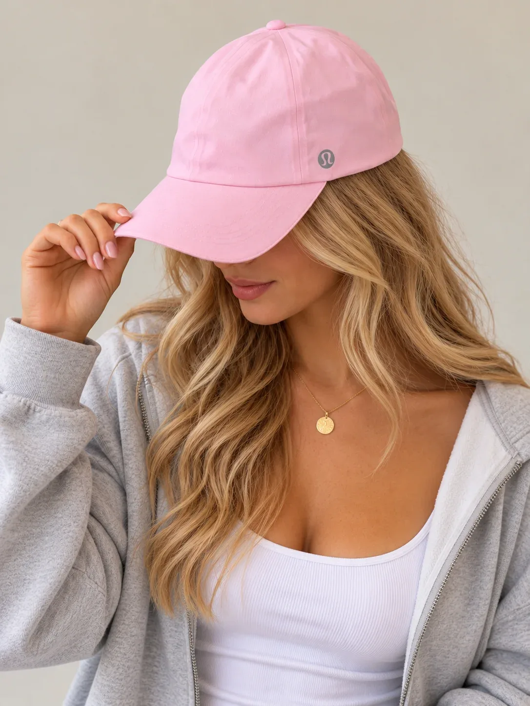 Lululemon Fast and Free Running Hat Pink Adjustable Lightweight Performance Cap - One Size