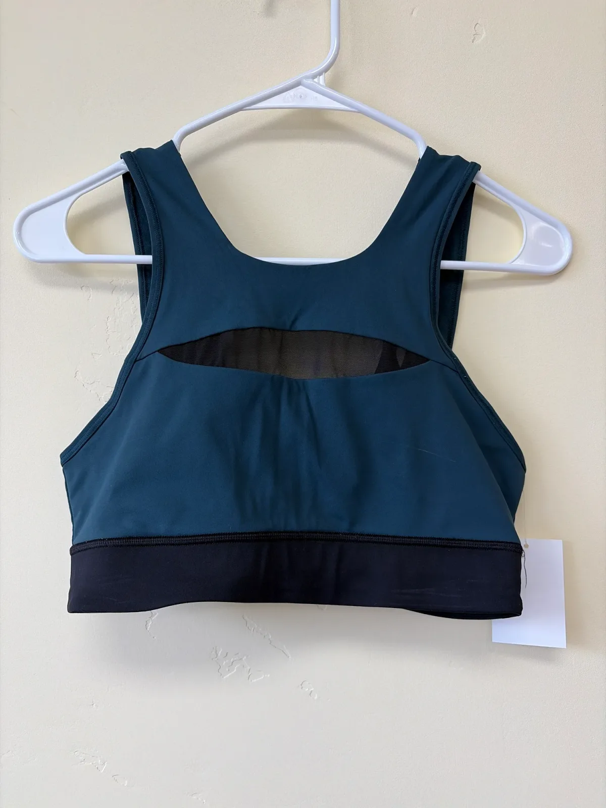 Lululemon Run The Day Bra – Submarine / Black Mesh photo 2