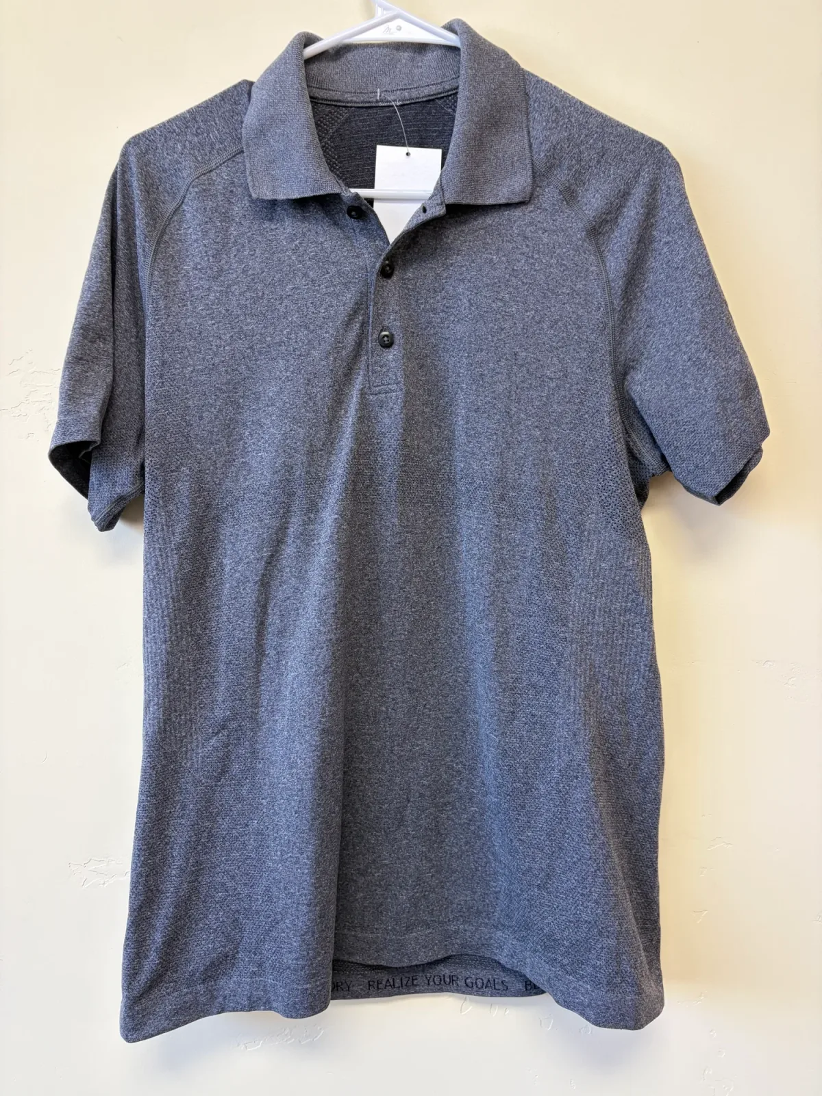 lululemon Metal Vent Tech Short-Sleeve Polo Shirt - Men's Size M photo 2