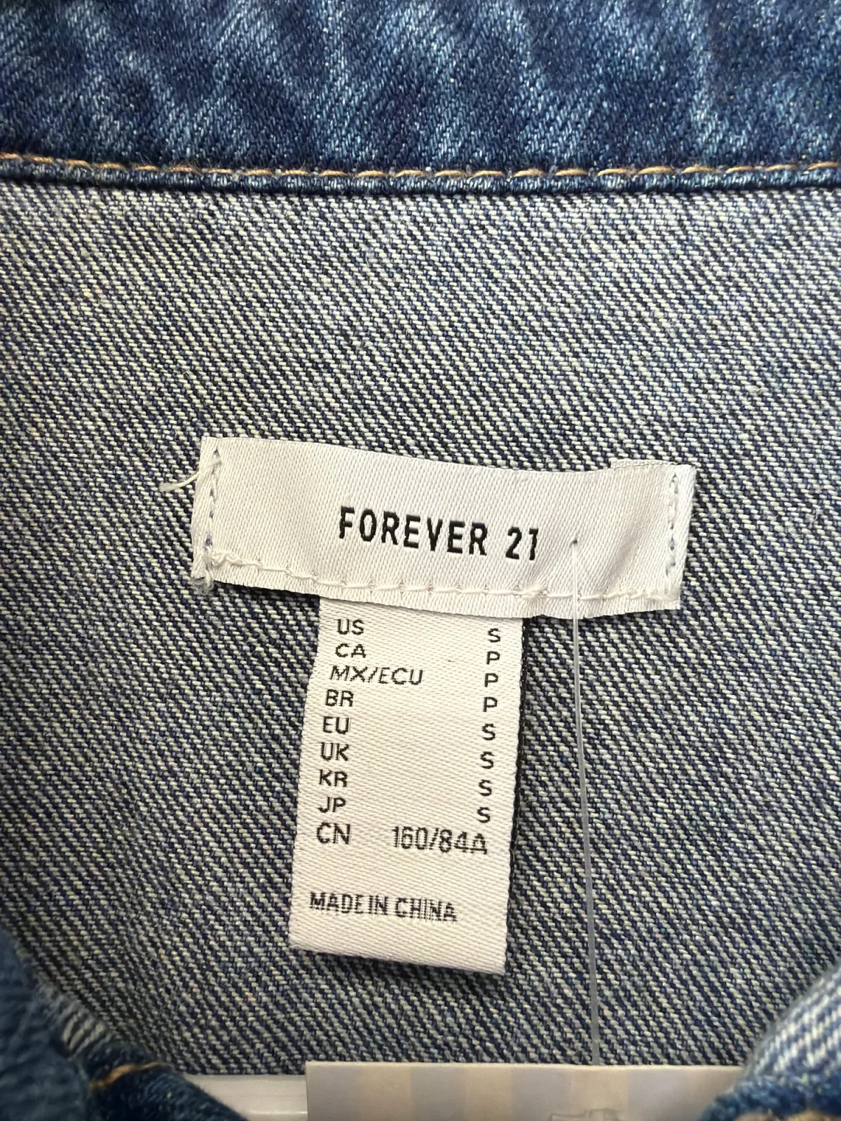 Forever 21 Denim Mini Shirt Dress photo 4