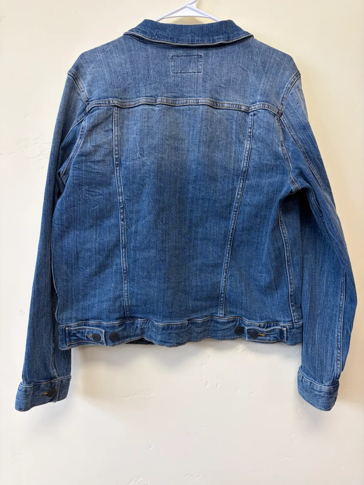 Aeropostale Mens Classic Denim Jacket Medium Wash Blue Button Up Jean Outerwear photo 3