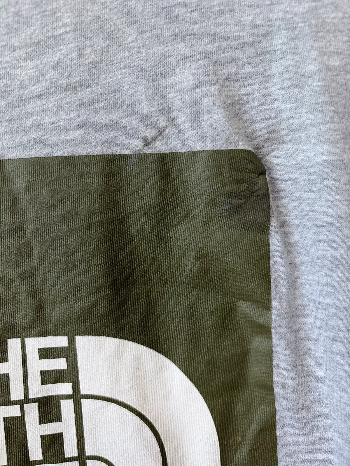 The North Face Men's Heather Grey Graphic Short Sleeve T-Shirt — Size Small photo 4