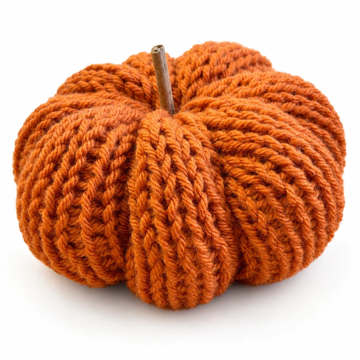 Handmade Chunky Knit Pumpkin – Cozy Fall Decor