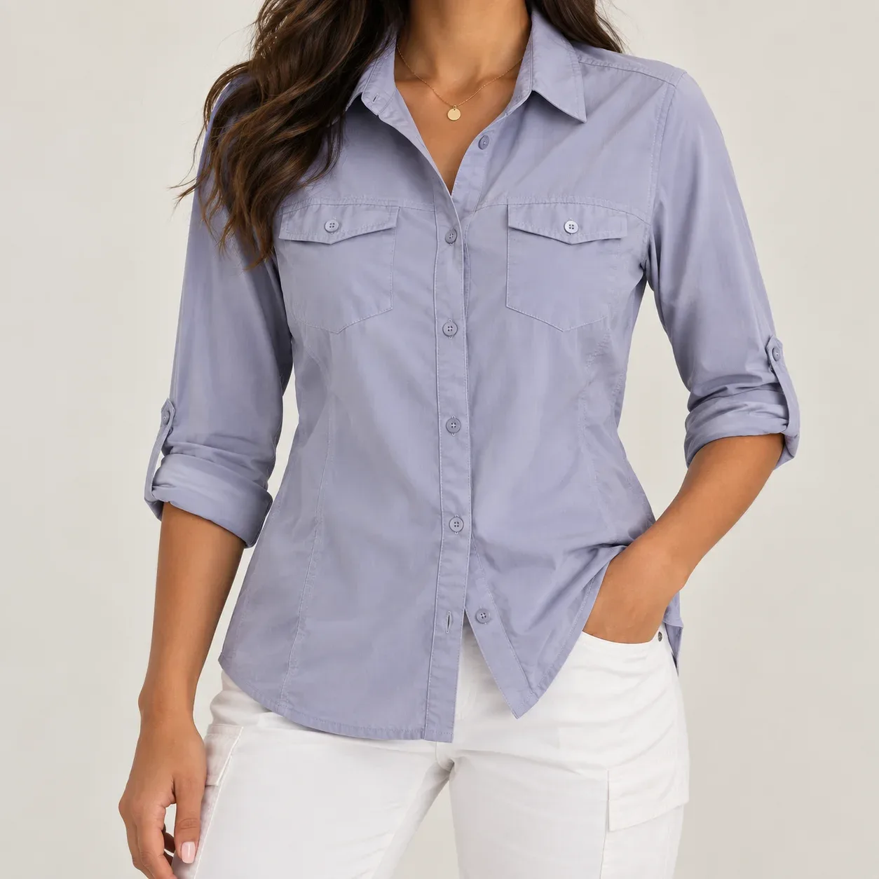 Exofficio Women's Technical Long-Sleeved Vented Travel/Hiking Shirt
