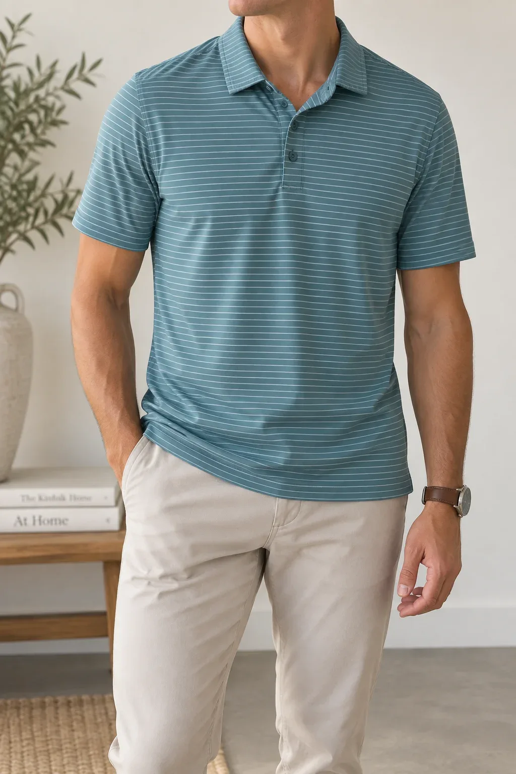 Lululemon Men's Evolution Short-Sleeve Polo Shirt — Size Medium