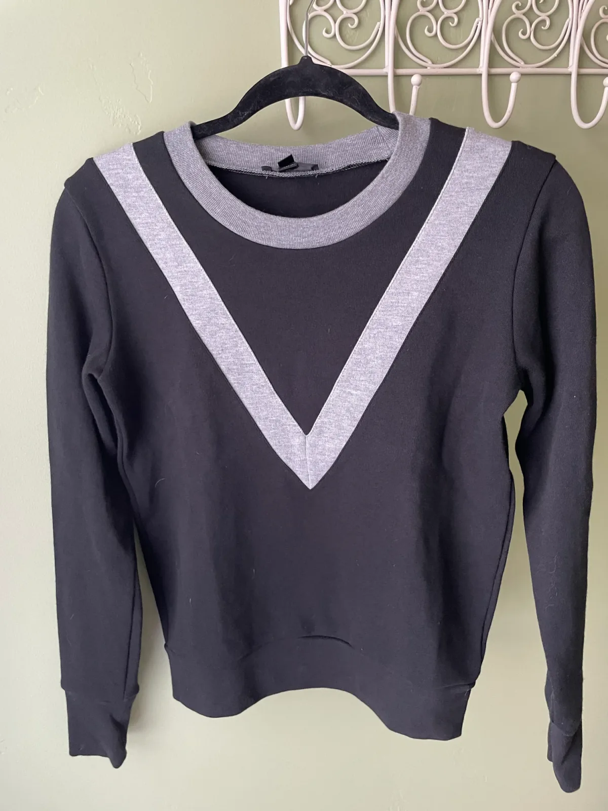 J.Crew Varsity Color Block Sweater sz XXS photo 2