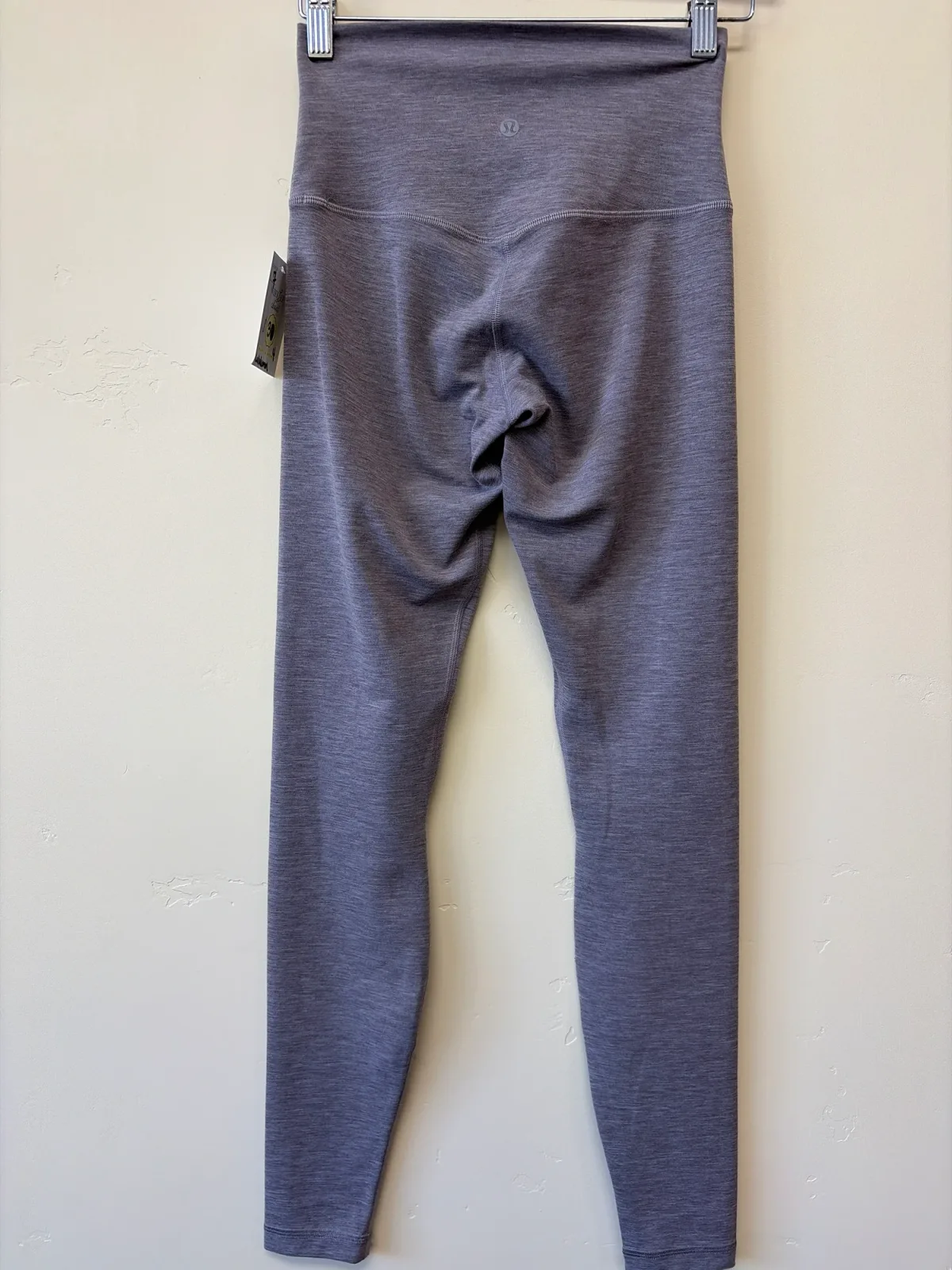 Lululemon Align High-Rise Heathered Cocoa Mauve Leggings — Size 4 photo 3