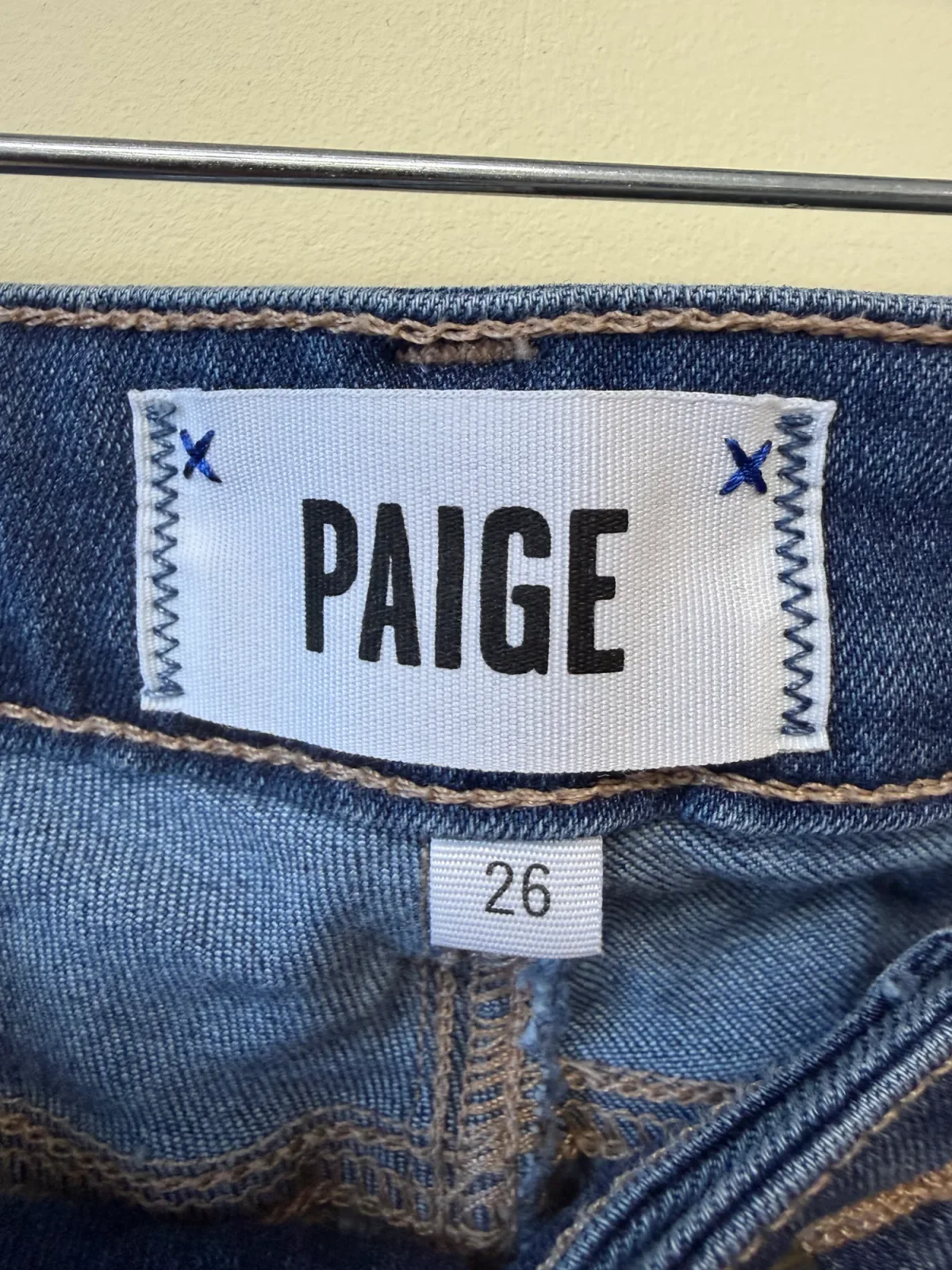 PAIGE Women's Verdugo Crop Skinny Jeans Medium Wash Blue Size 26 photo 4