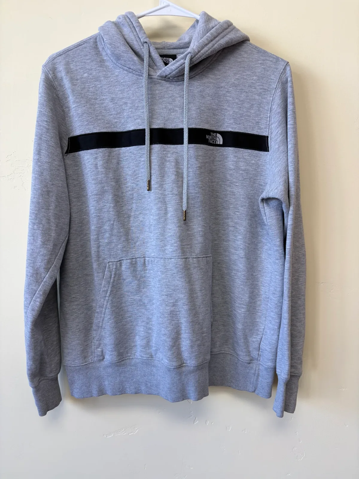 The North Face Women's Edge to Edge Fleece Pullover Hoodie Light Gray Heather Size M photo 2