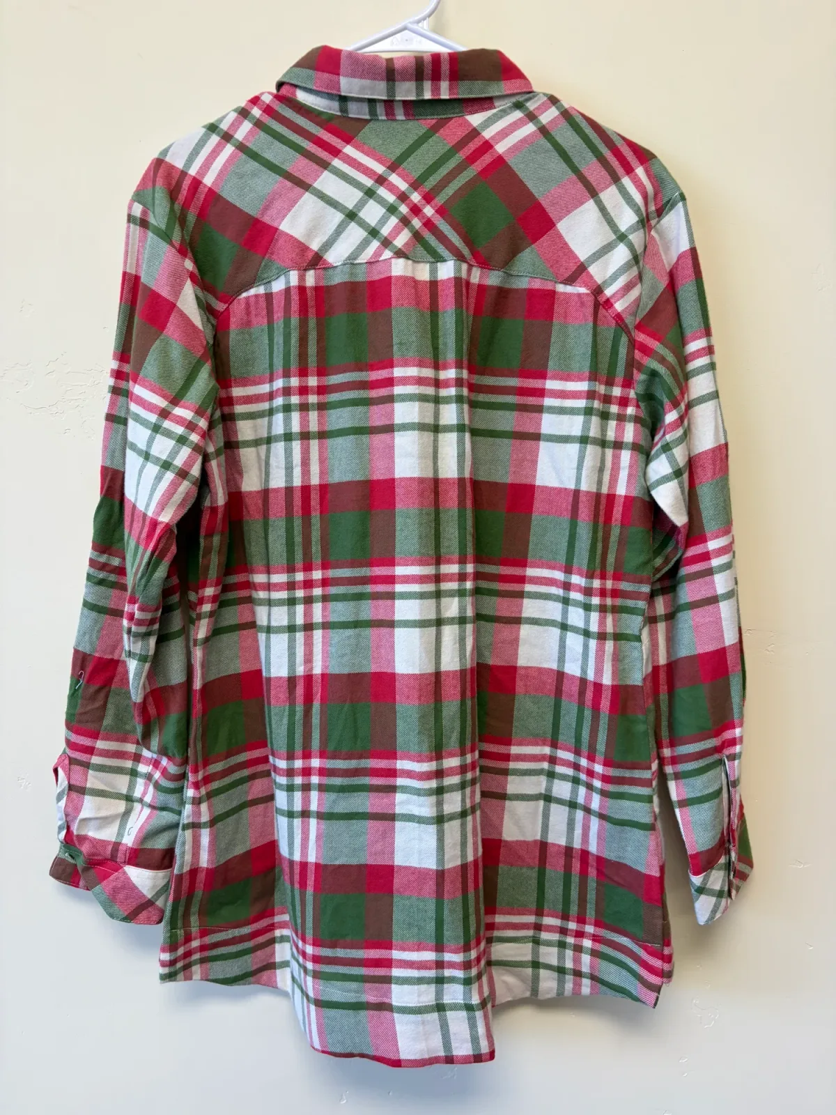 NWT Columbia Holly Hideaway Flannel Plaid Button-Up Shirt - Size M photo 3
