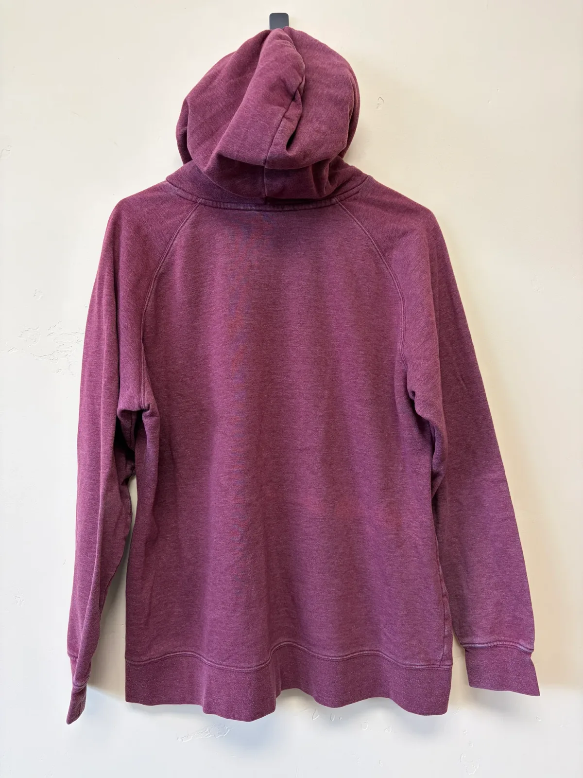 The North Face Women's Half Dome Logo Pullover Hoodie Size XL Burgundy Maroon photo 3