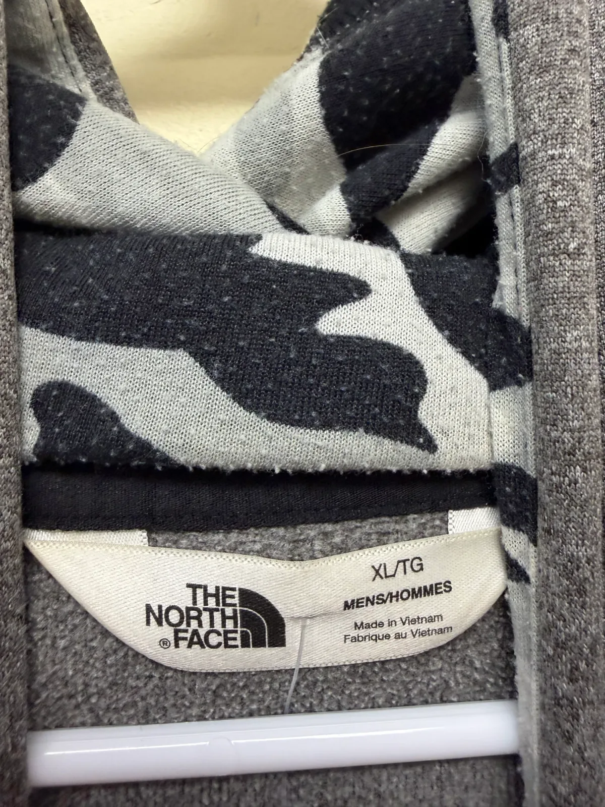 The North Face Men's Camo Half Dome Logo Pullover Hoodie Size XL Gray photo 4