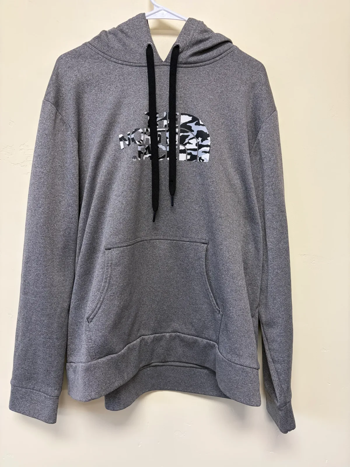 The North Face Men's Camo Half Dome Logo Pullover Hoodie Size XL Gray photo 2