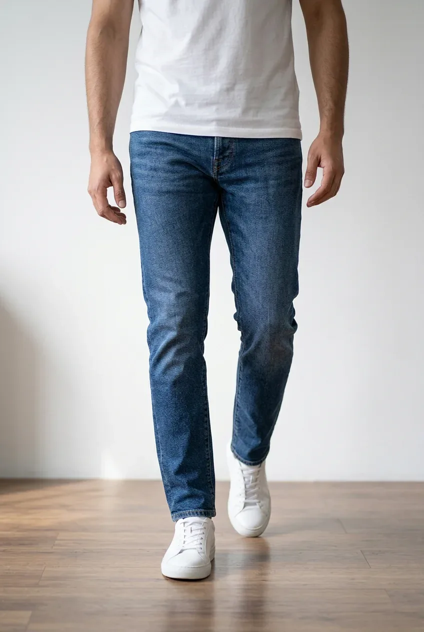 J.Crew Mens 250 Skinny Fit Jeans Medium Wash Blue Denim 29x32