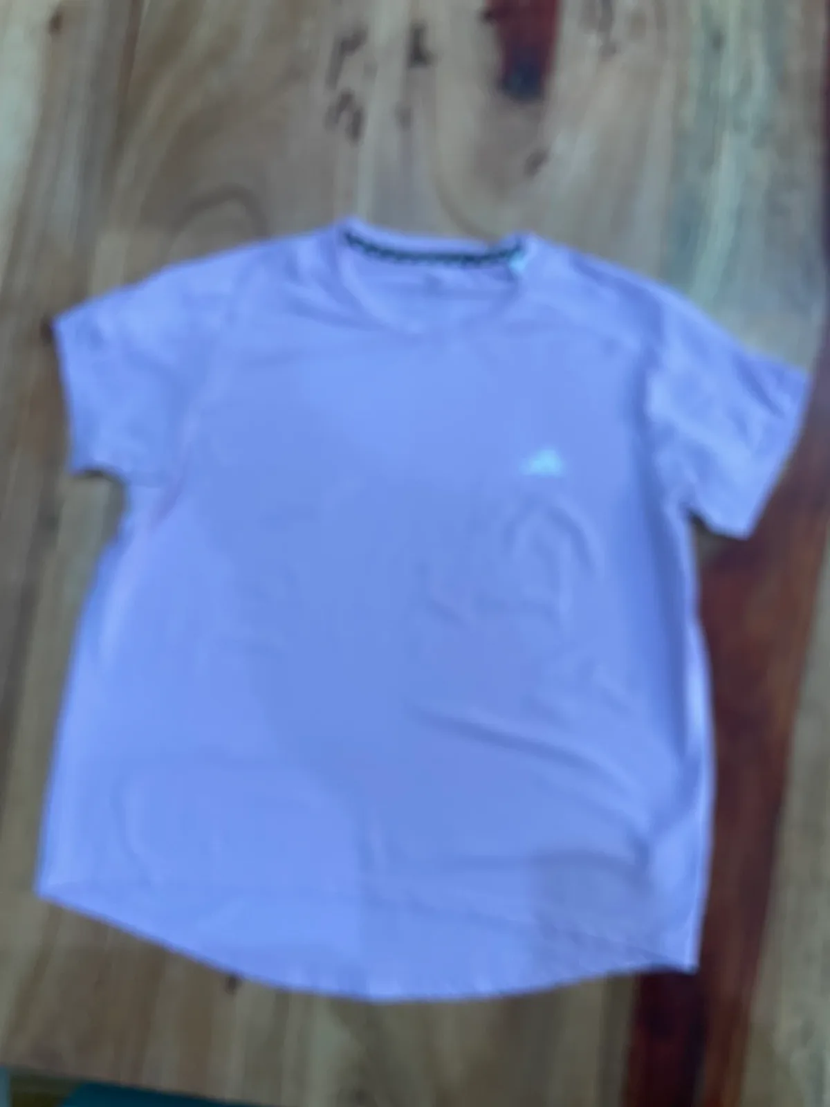 Adidas Woman's AEROREADY Train Essentials Lavender Tee Sz L photo 2