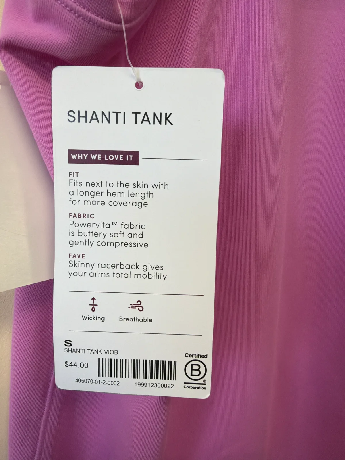 Athleta Shanti Tank NWT photo 4