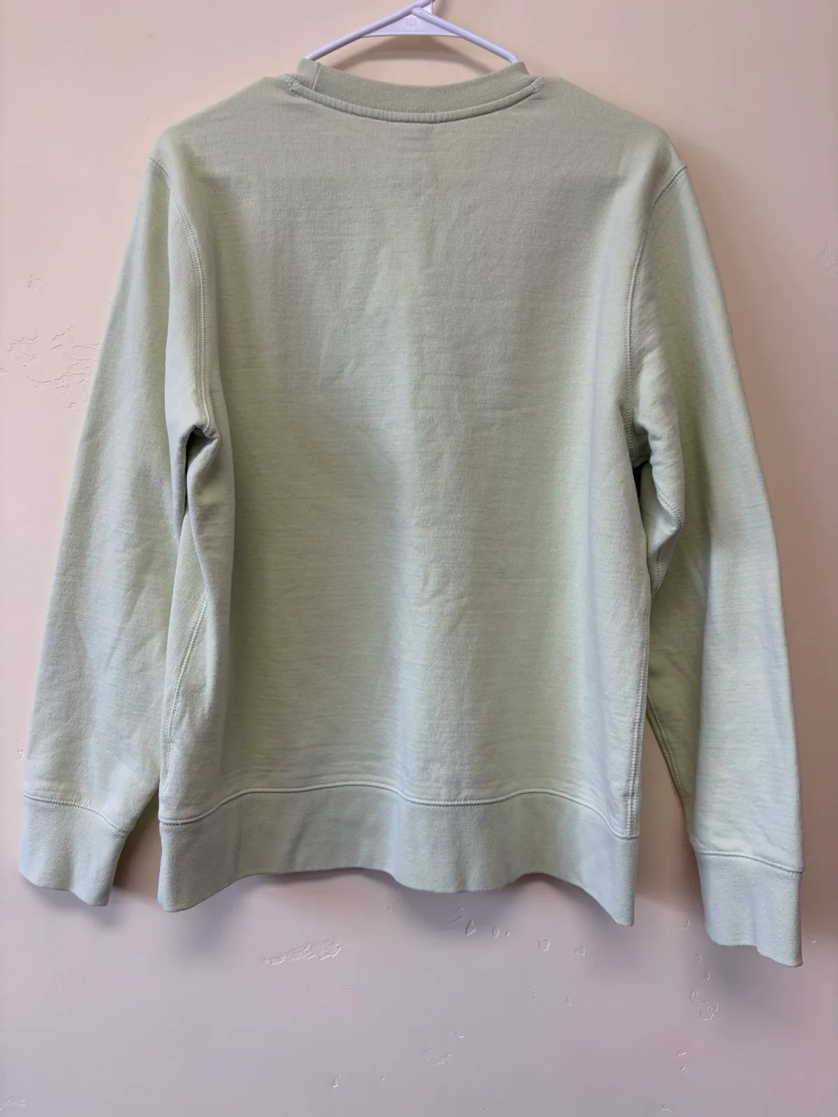 The North Face Women's Heritage Patch Crewneck Sweatshirt - Mint Green - Size Large photo 3