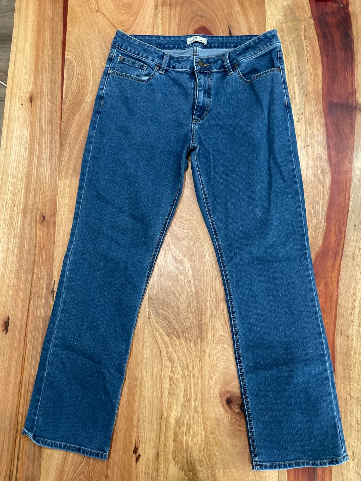 Blue Mountain Women's Straight Jeans sz 14/30" photo 2