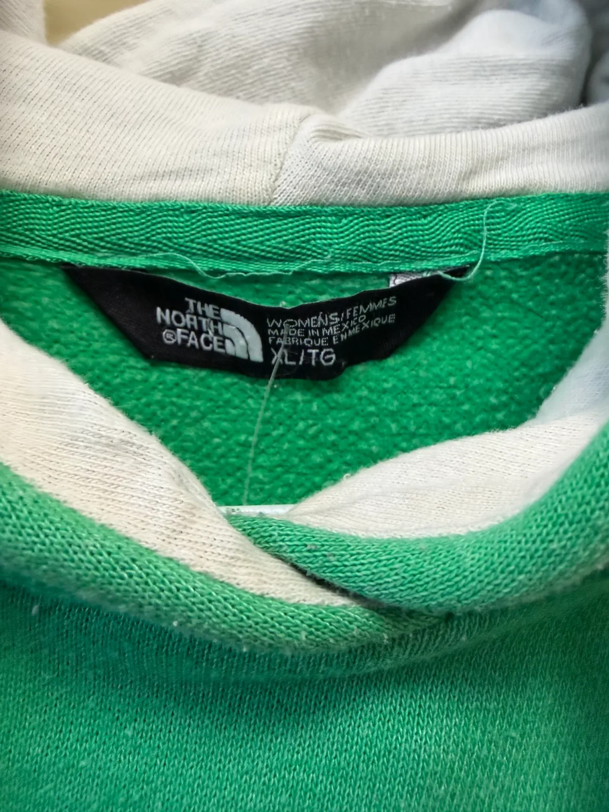 The North Face Women's Vertical Half Dome Logo Pullover Hoodie Size XL Green photo 4