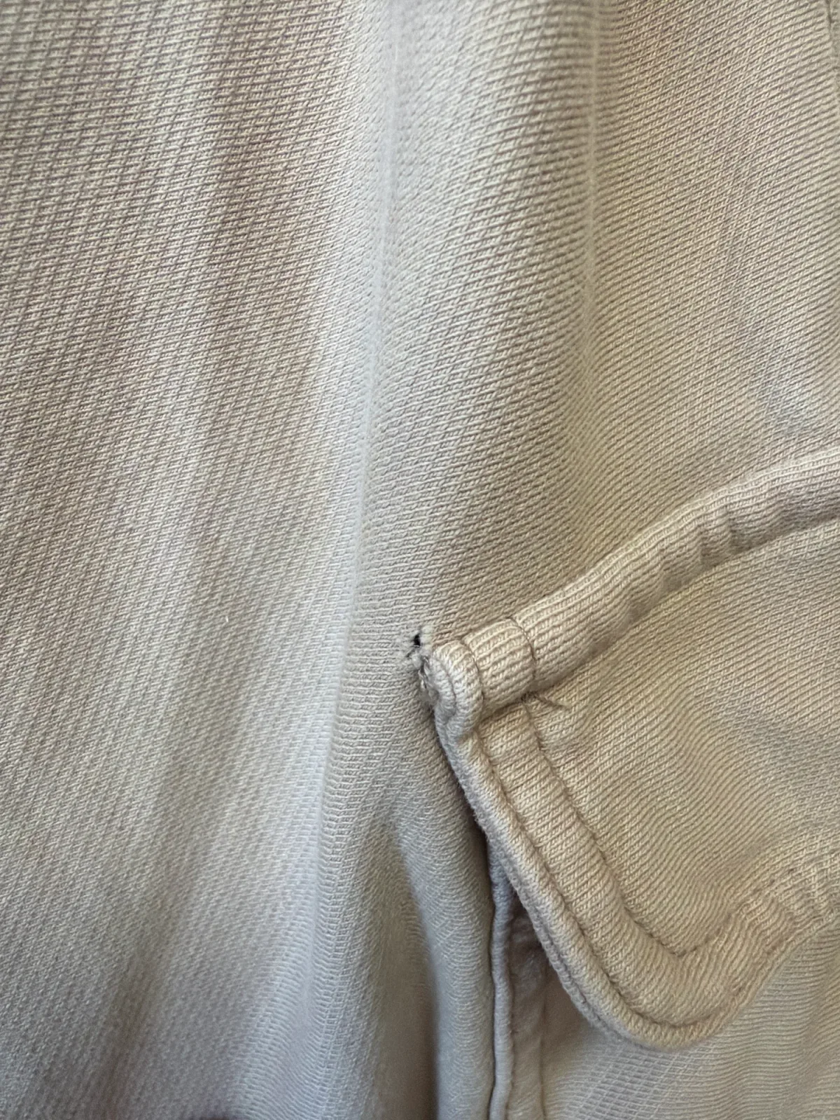 Athleta Women's Silt Taupe Farallon Organic Cotton Cargo Crop Pants — Size 4 photo 4