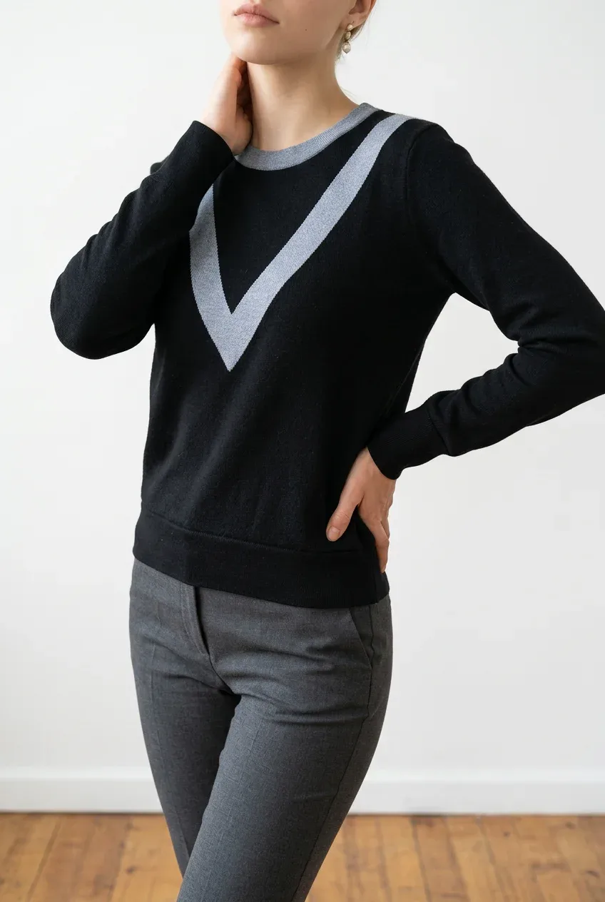 J.Crew Varsity Color Block Sweater sz XXS