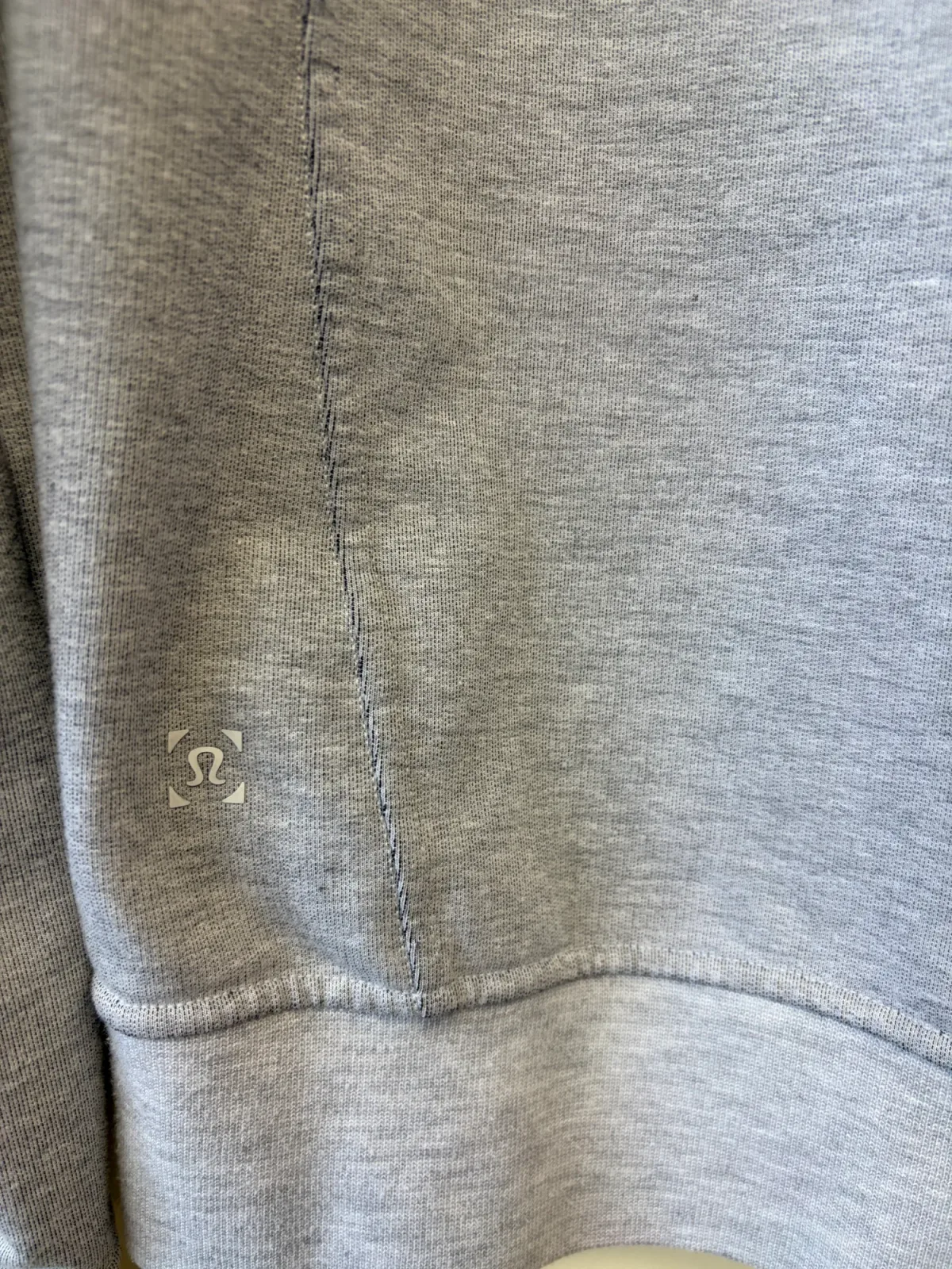 Lululemon Mens City Sweat Crewneck Sweatshirt Heathered Gray Pullover photo 4