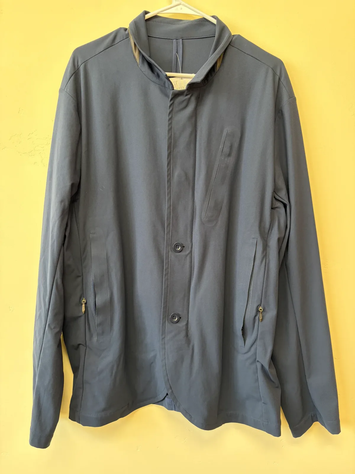 Lululemon Men's Non-Stop Blazer Jacket – Navy Blue – Size XL photo 2
