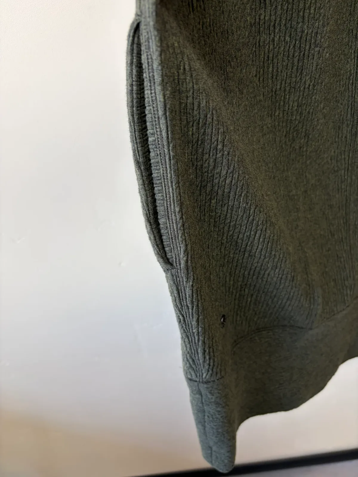 Lululemon Along The Way Sweater Dress Heathered Dark Olive Green photo 3