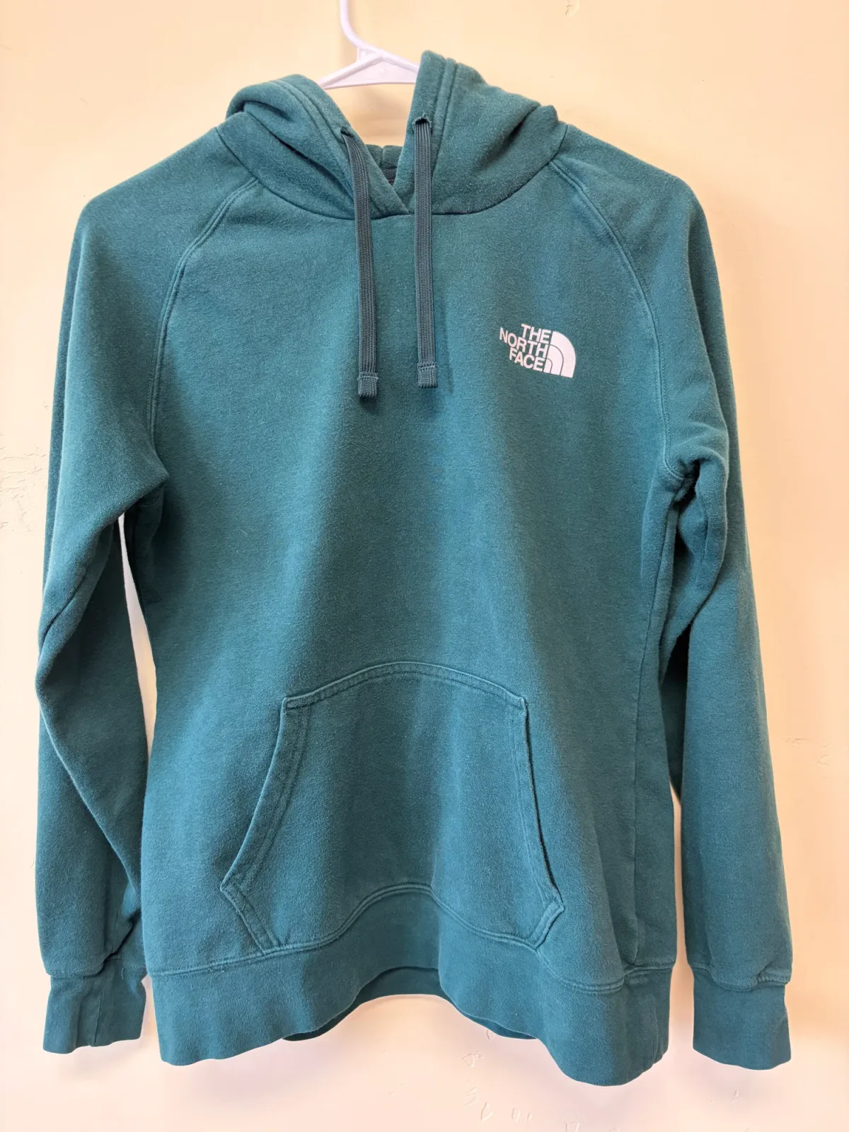 The North Face Women’s Box NSE "Never Stop Exploring" Pullover Hoodie in Teal - Size M photo 2