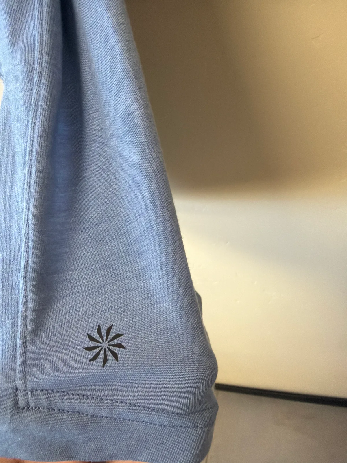 Athleta Women's Slate Blue Breeze 3/4 Sleeve Tunic Top — Size Small photo 4
