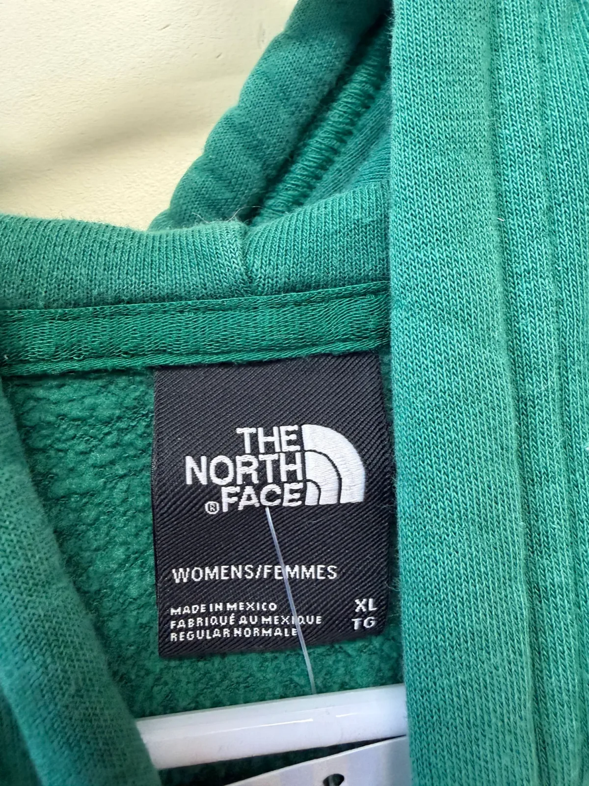 The North Face Women's Half Dome Logo Pullover Hoodie Size XL Emerald Green photo 4