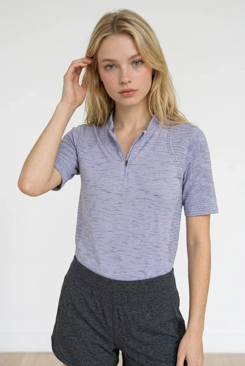 Under Armour short-sleeve quarter-zip shirt
