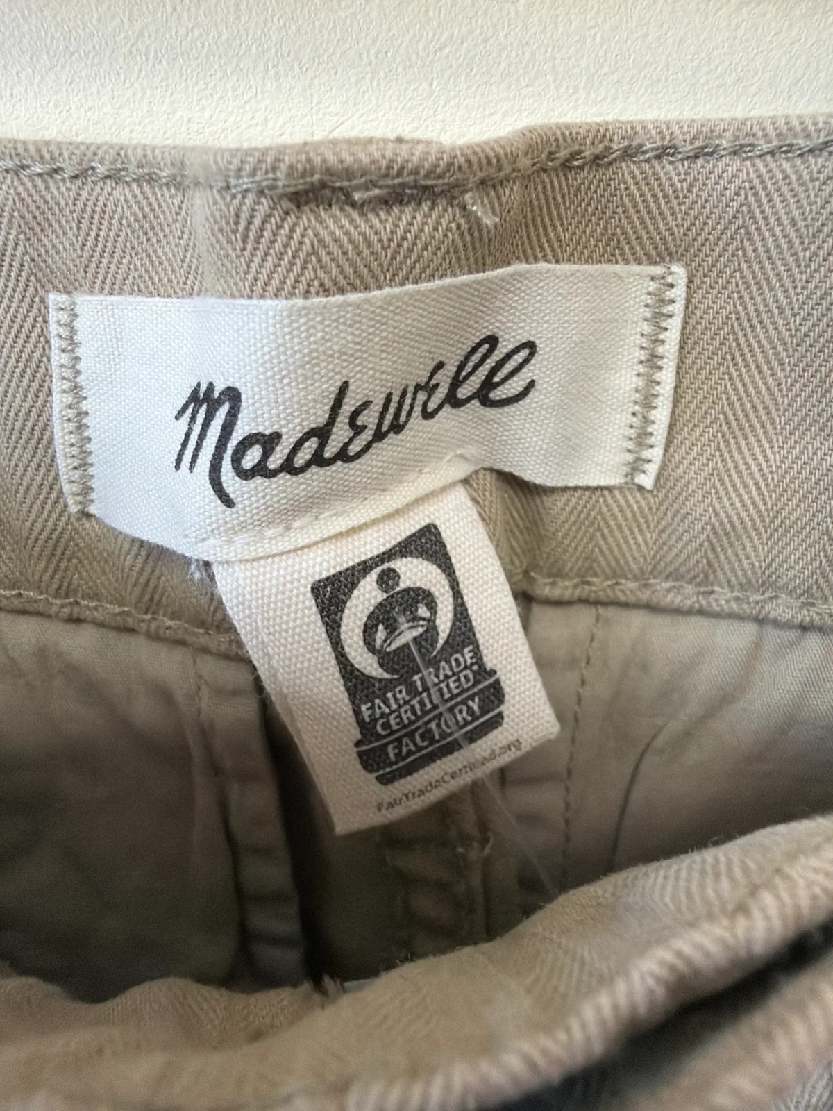 Madewell taupe cargo pant photo 4