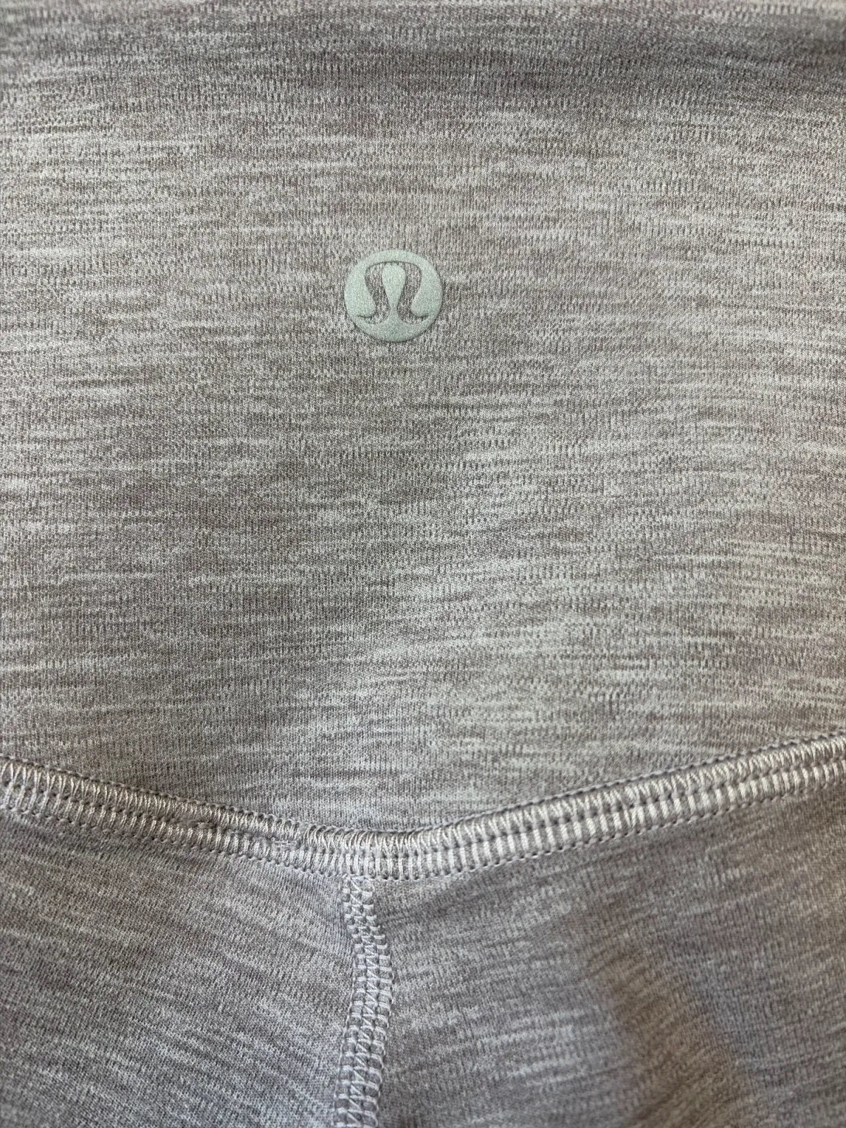 Lululemon Align High-Rise Heathered Cocoa Mauve Leggings — Size 4 photo 4