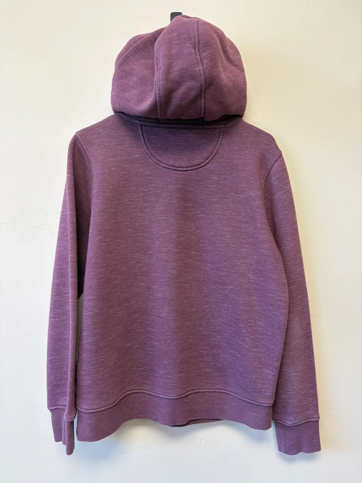 Carhartt Clarksburg Relaxed Fit Quarter Zip Hoodie Plum Purple Heather Fleece Sweatshirt - Women's Size M photo 3