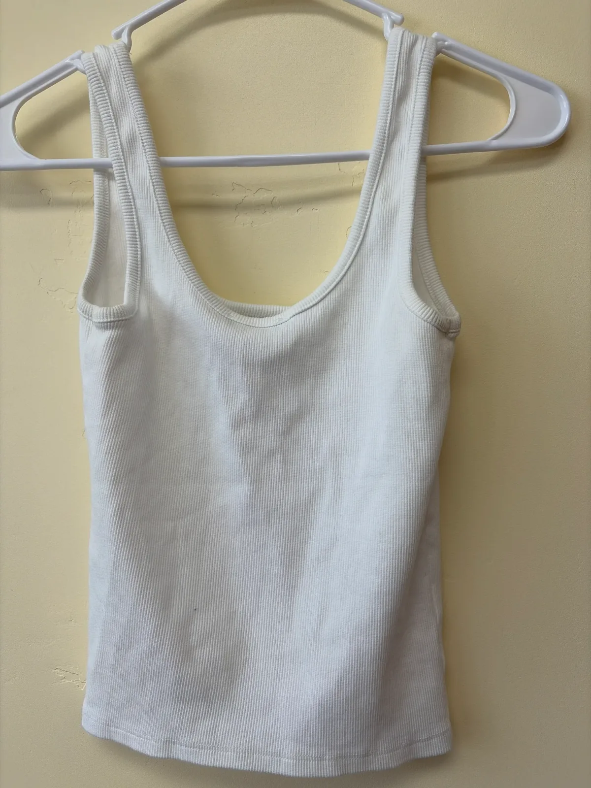 Zara Y2K Ribbed Tank Top with Rhinestone Butterfly Details photo 3