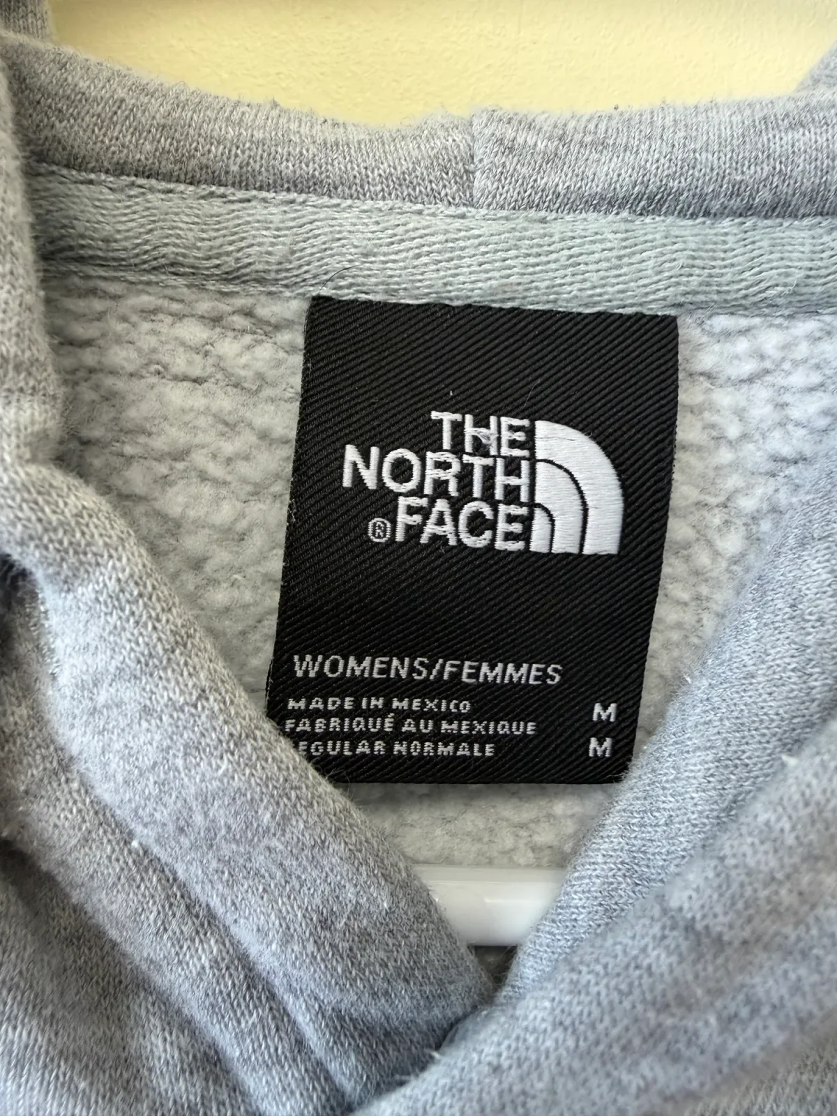 The North Face Women's Edge to Edge Fleece Pullover Hoodie Light Gray Heather Size M photo 4