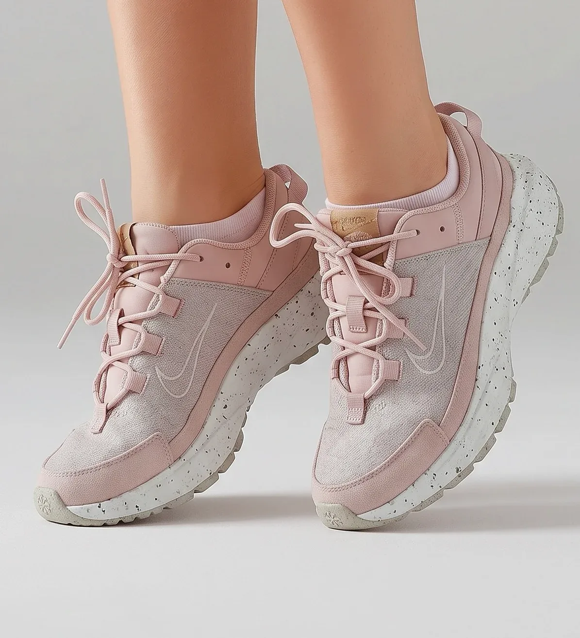 Nike Women's Crater Remixa "Pink Oxford" Sneakers - Size 7.5