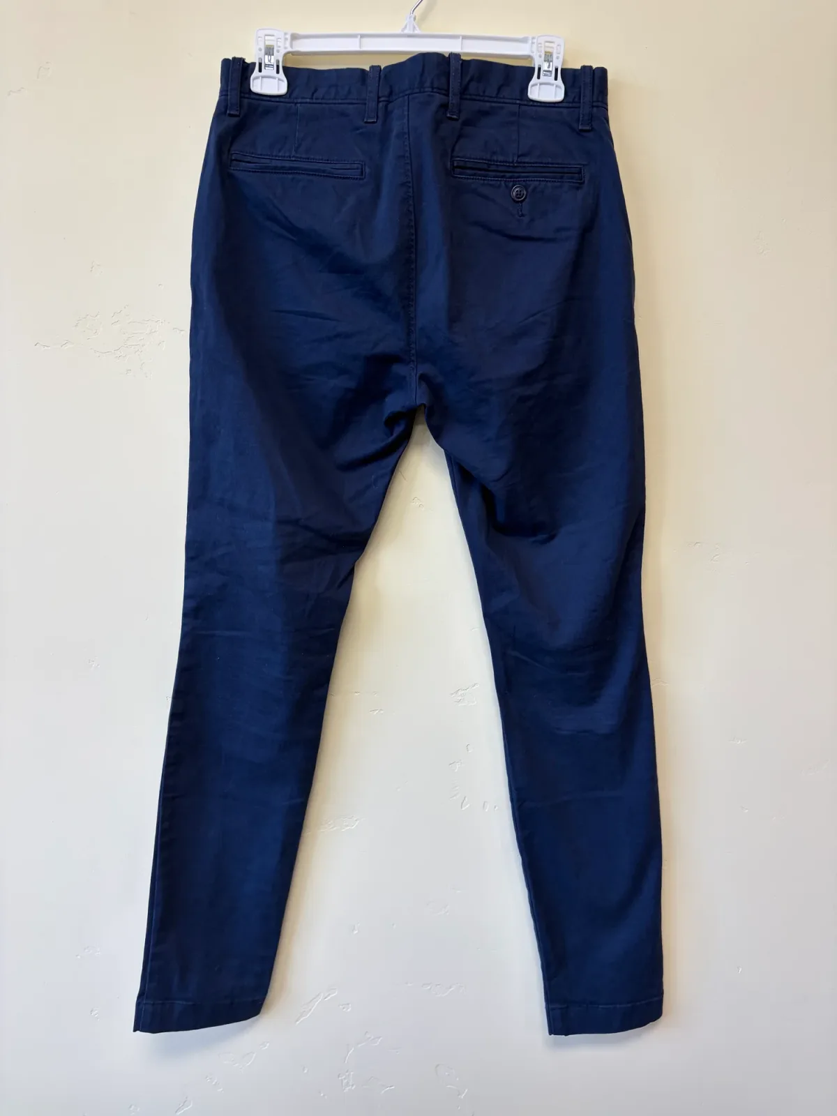 J.Crew Men's Slim Fit Chino Pants Navy Blue Cotton Stretch Trousers photo 3