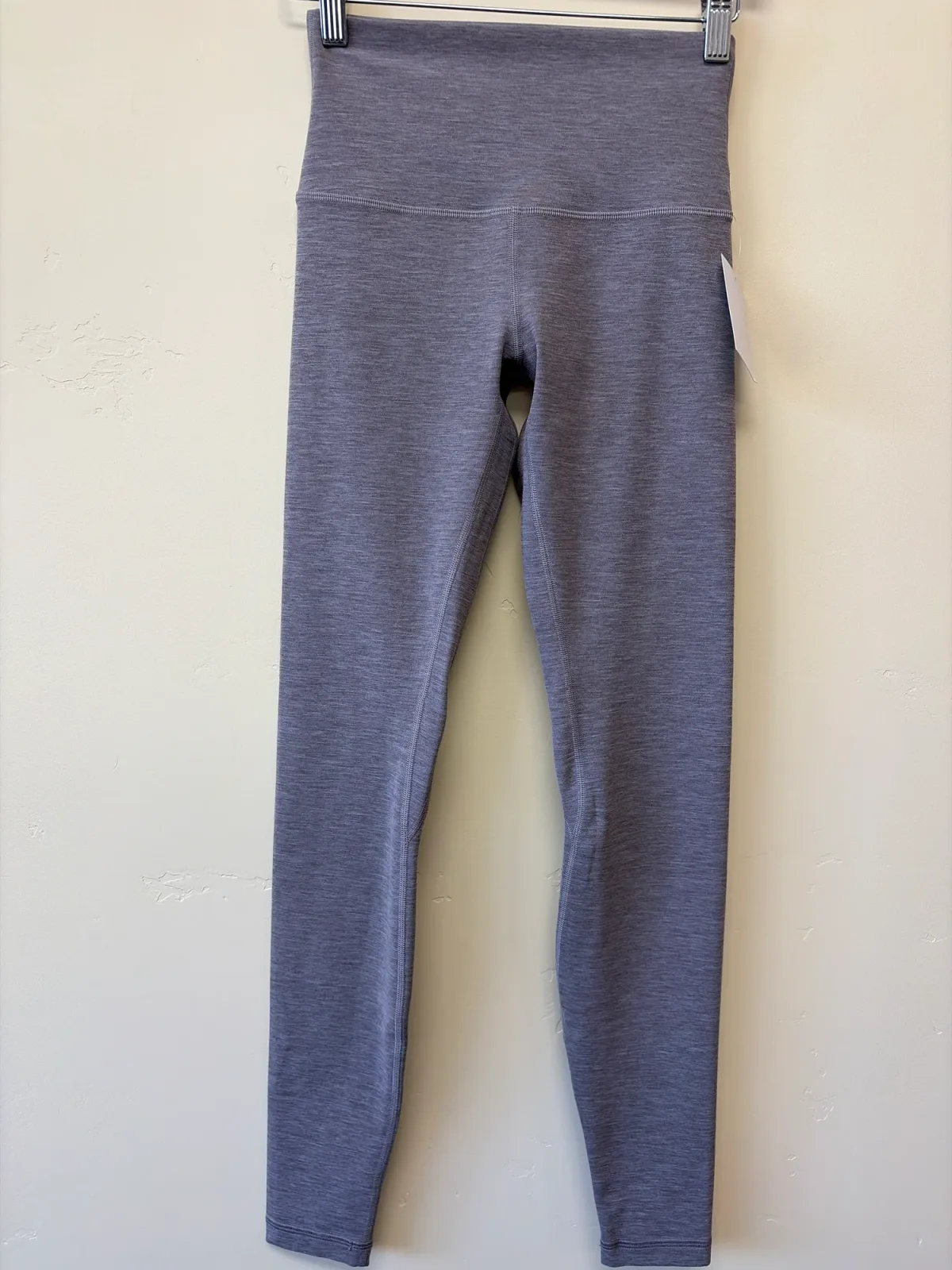 Lululemon Align High-Rise Heathered Cocoa Mauve Leggings — Size 4 photo 2