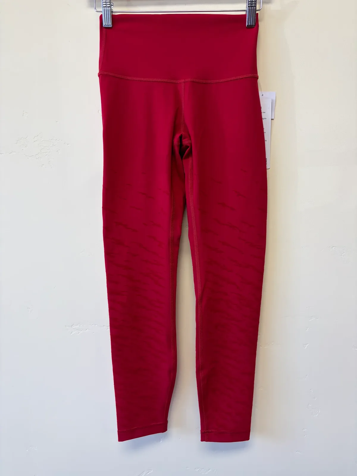 Lululemon NWT Wunder Under High Rise Tight 25" Dark Red Leggings Size 4 Luxtreme photo 2